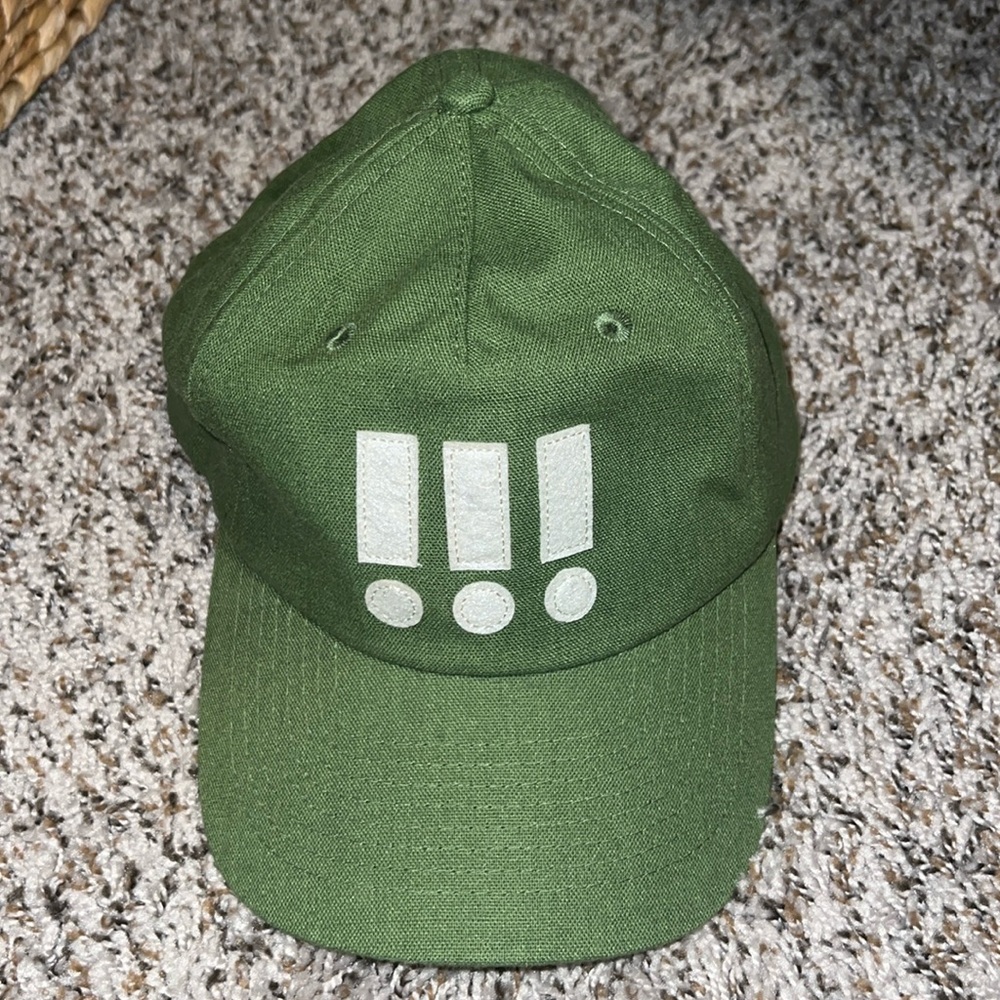 Green “!!!” Daily Drills Hat! Never worn!